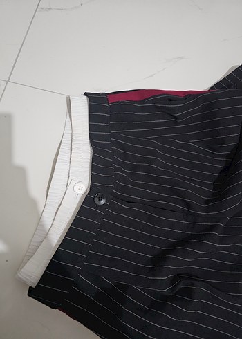 Kadın Siyah Pilili Kumaş Pantolon - Görsel 6