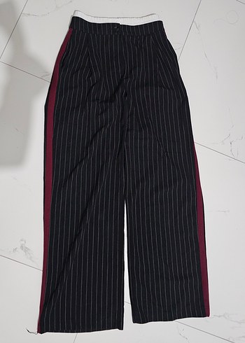 Kadın Siyah Pilili Kumaş Pantolon - Görsel 5