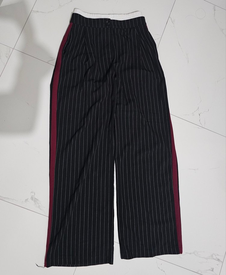 Kadın Siyah Pilili Kumaş Pantolon - Görsel 5