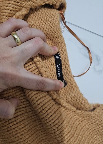 Kadın Bisiklet Yaka Triko Kazak - Görsel 2