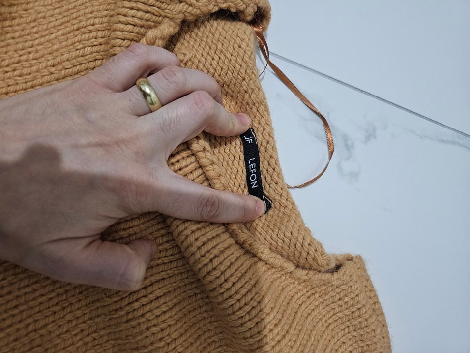 Kadın Bisiklet Yaka Triko Kazak - Görsel 2