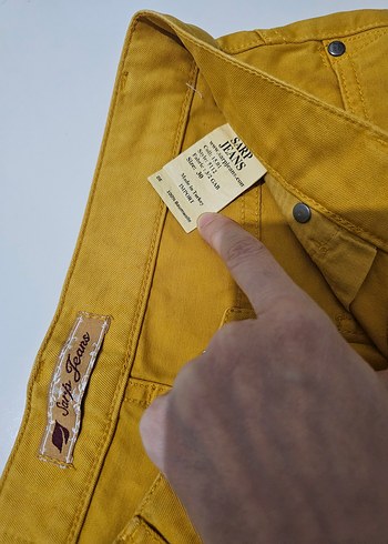 Sarı Kısa Street Wear Erkek Şort - Görsel 4