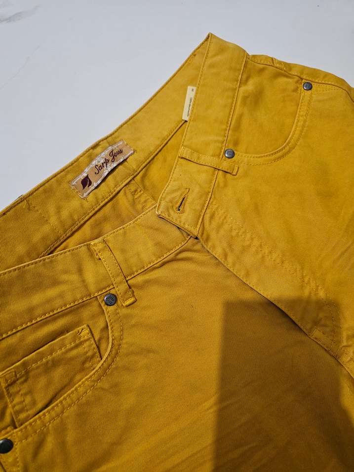 Sarı Kısa Street Wear Erkek Şort - Görsel 3