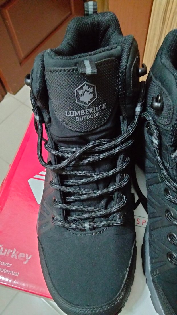 Siyah Bağcıklı Erkek Outdoor Bot - Görsel 2