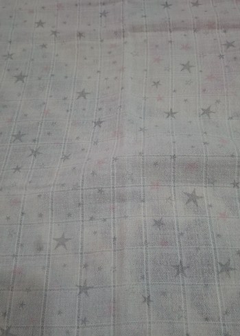 Gri Yıldız Desenli puset örtüsü - Görsel 5