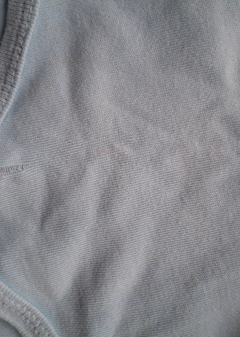 Beyaz Pamuklu Erkek Bebek Askılı Body - Görsel 5