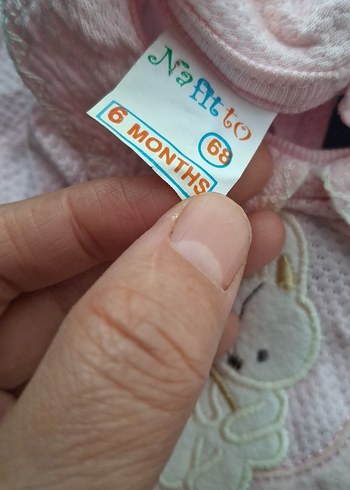 Kız Çocuk Pembe Nakışlı Bornoz - Görsel 3