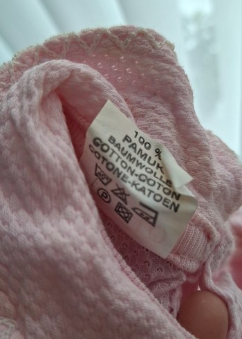 Kız Çocuk Pembe Nakışlı Bornoz - Görsel 2