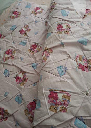 Çocuklar için pastel renkli yumuşak yorgan - Görsel 5