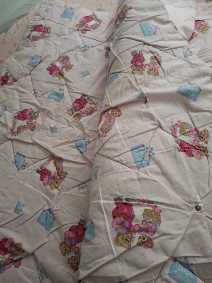 Çocuklar için pastel renkli yumuşak yorgan - Görsel 5