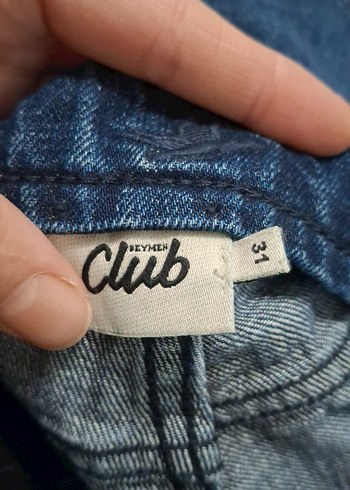 kadın Mavi Bol Kesim Denim Pantolon - Görsel 5