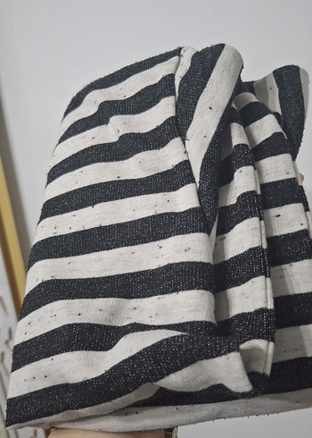 Gri Çizgili Erkek Çocuk Sweatshirt - Görsel 6