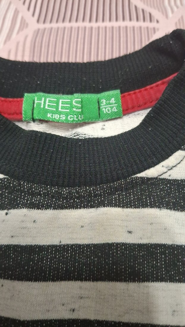 Gri Çizgili Erkek Çocuk Sweatshirt - Görsel 4