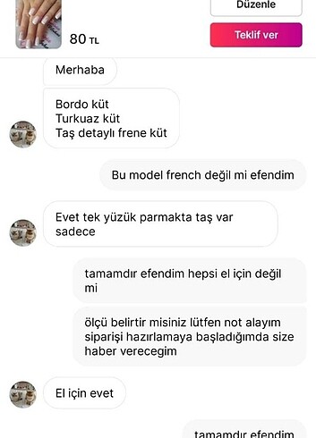  Beden Toplu sipariş ilanı