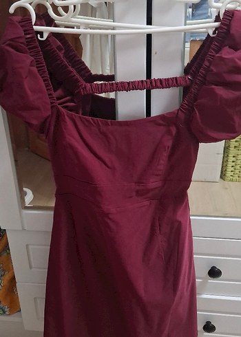 Stradivarius stradivarius sırt dekolteli elbise