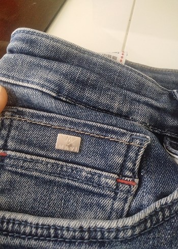 30 Beden Gevşek Kesim Mavi Mini Kot Şort