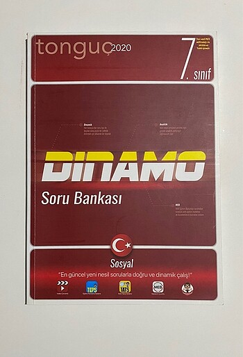 Tonguç 7. Sınıf Dinamo soru bankası Sosyal 2020 basım sıfır kita