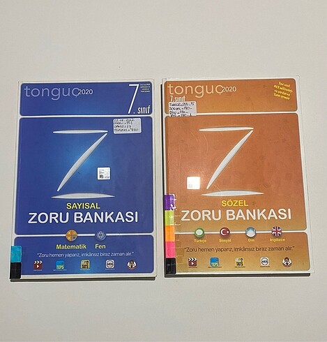 Tonguç 7. sınıf zoru bankası sayısal sözel 2020 basım çözülmüştü