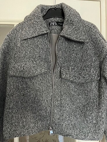 xs Beden Zara gri buklet ceket