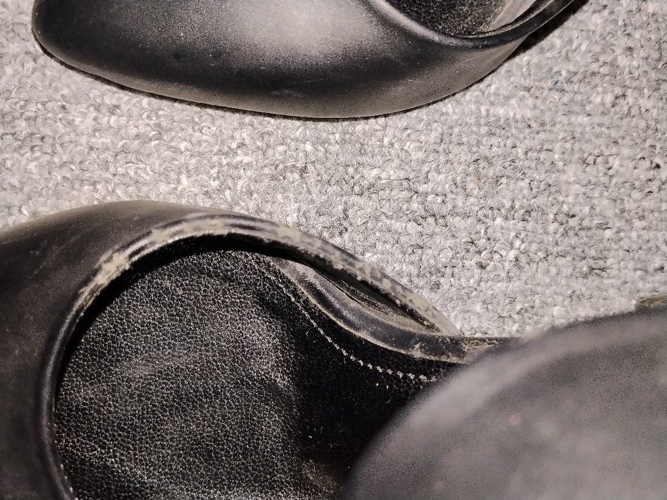 Siyah Stiletto Topuklu Kadın Gece Ayakkabısı - Görsel 5