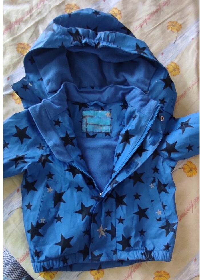 Yıldızlı ceket, yağmurluk - Görsel 3
