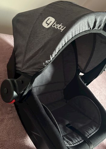 Siyah Bebek Oto Koltuğu 4Baby - Görsel 3