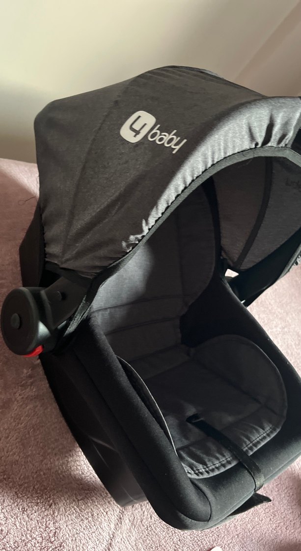 Siyah Bebek Oto Koltuğu 4Baby - Görsel 3