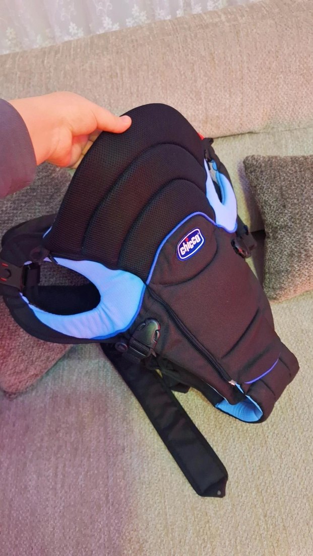 Chicco mavi bebek kanguru ( taşıyıcı) - Görsel 5