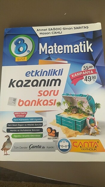 Çanta yayınları Matematik soru bankası ve Türkçe öğretmen kitabı