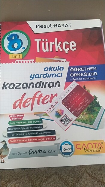 Beden Çanta yayınları Matematik soru bankası ve Türkçe öğretmen kitabı