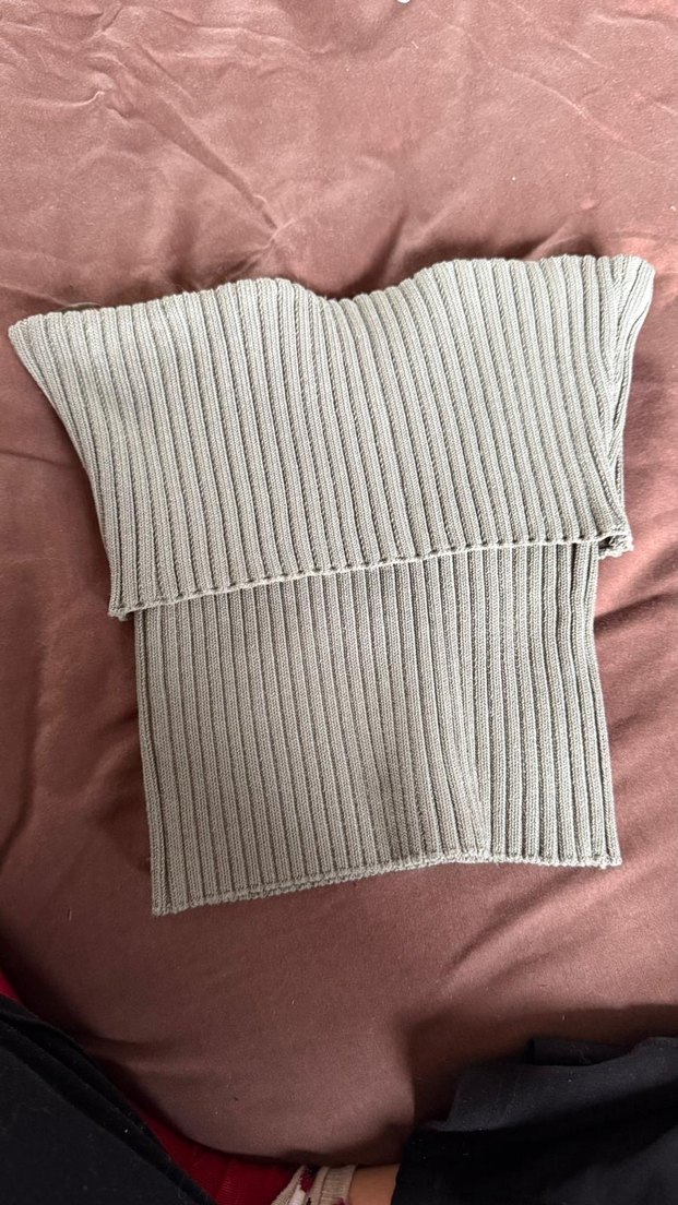 Zara straplez top - Görsel 2