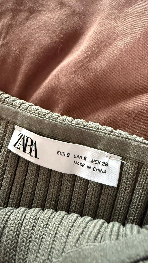 Zara straplez top - Görsel 3