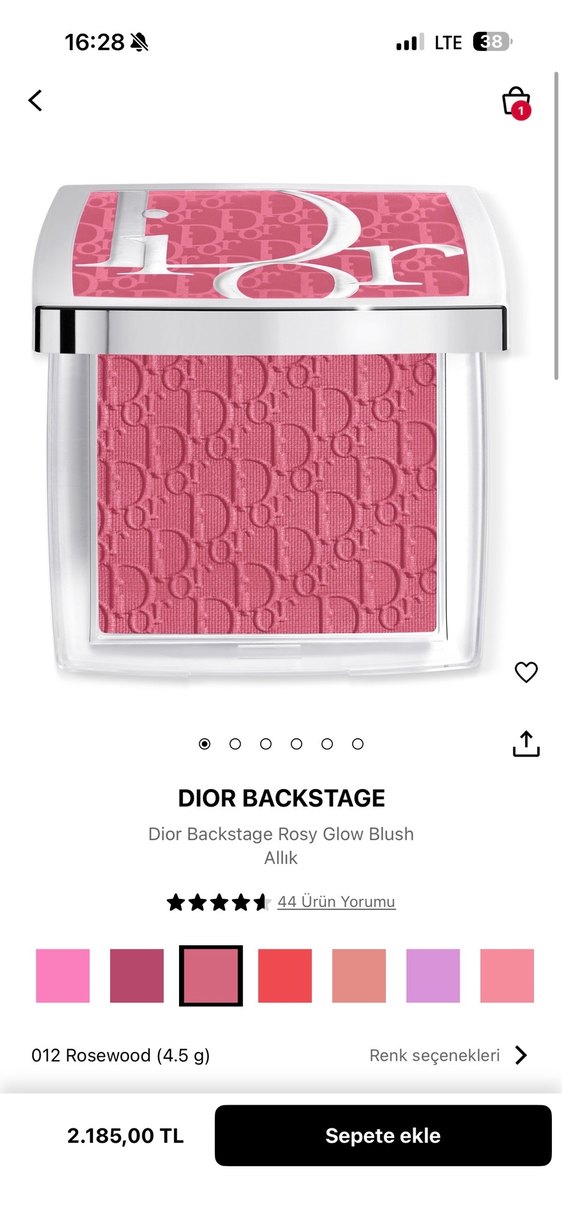 Dior Backstage Rosy Glow Allık - Pembe - Görsel 2