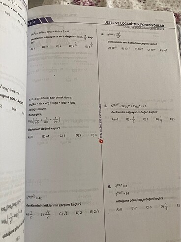  Ayt matematik yks