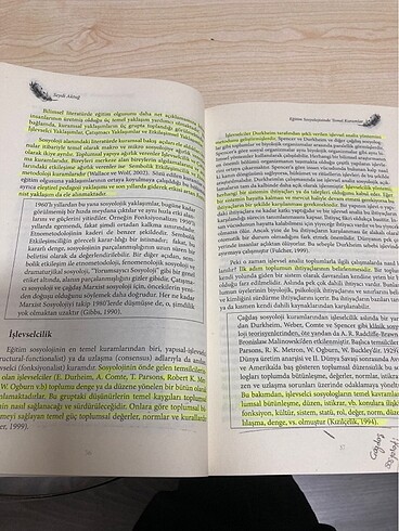 Eğitim sosyolojisi kitabı