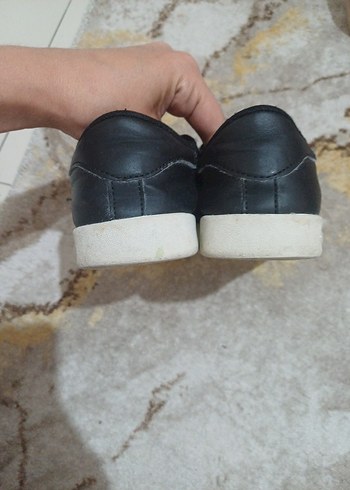 32 Beden siyah Renk kız Çocuk Siyah Cırt Cırtlı Spor Ayakkabı