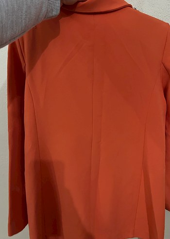 Nakışlı Uzun Kadın Blazer - Görsel 4