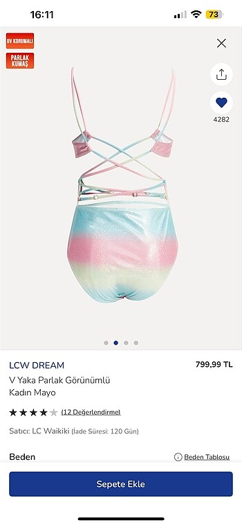 LC Waikiki Kadın mayo
