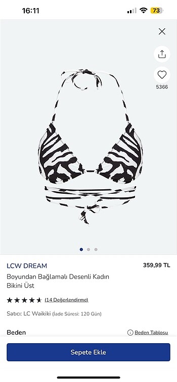 Bikini üst