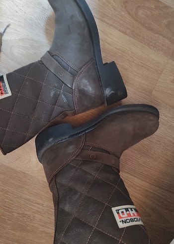 38 Beden kahverengi Renk Harley Davidson Bot