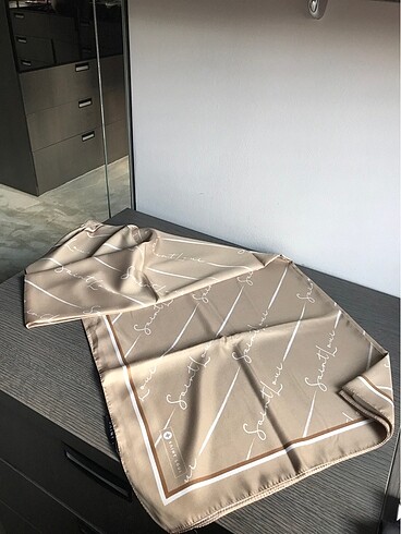Saint Loui Krem Twill İpek Şal