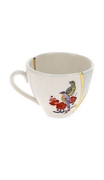 Beden altın Renk Seletti Kintsugi Kahve Fincanı