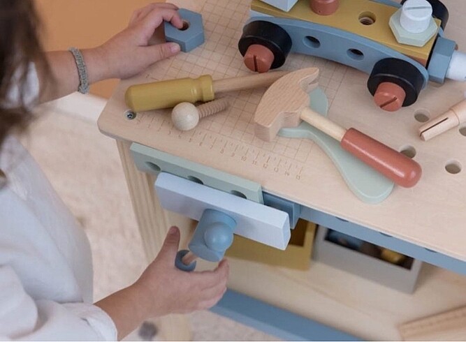 Little Dutch Ahşap Tamir Masası - Görsel 3