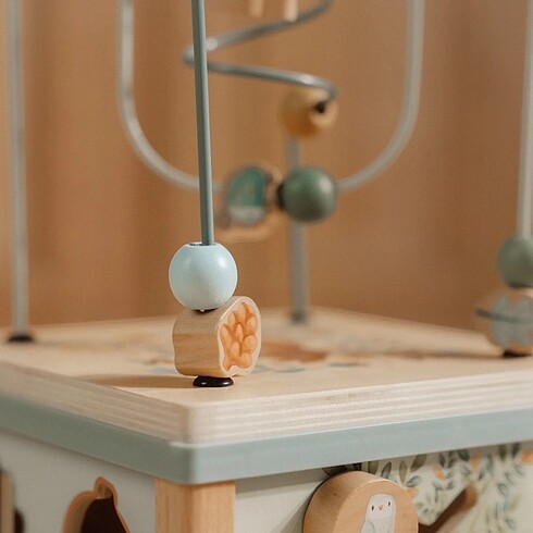 Little Dutch Ahşap Aktivite Küp - Görsel 7