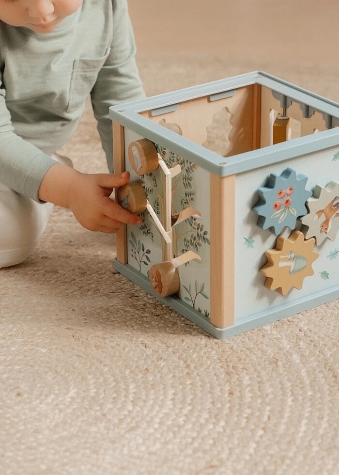 Little Dutch Ahşap Aktivite Küp - Görsel 5