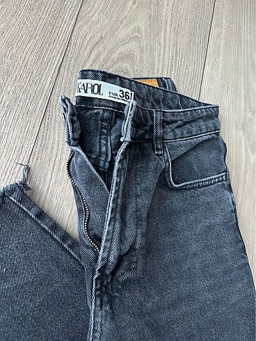 Zara Zara Straight Fit Siyah Jean