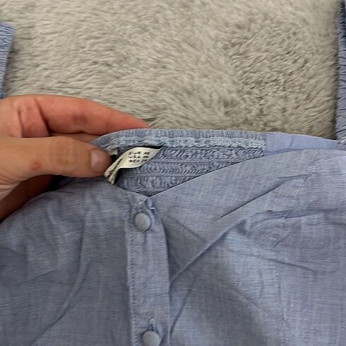 xs Beden mavi Renk Stradivarius Bluz
