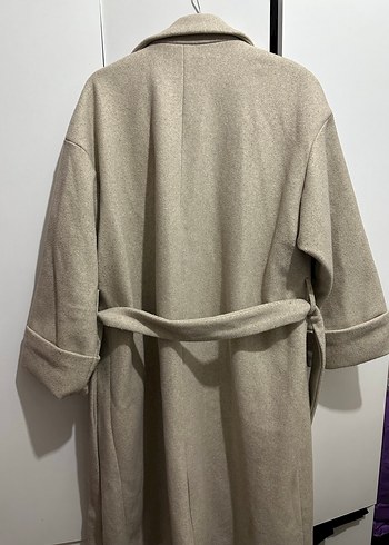 Bej Uzun Klasik Kaban - Görsel 2