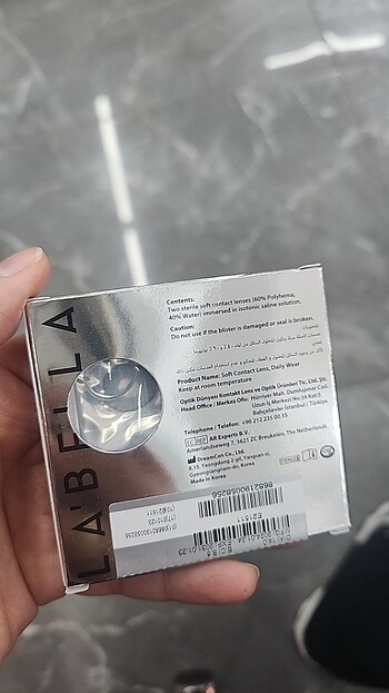 Beden Renkli Lens