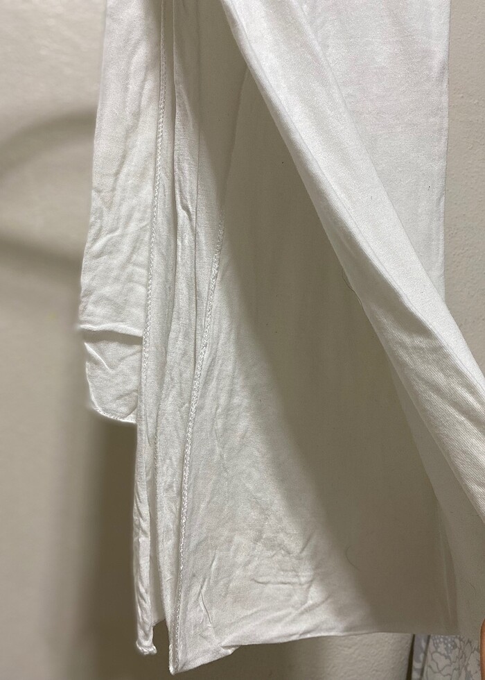 Beyaz Penye Şal - Görsel 2